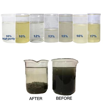 تصفیه آب PAC با پایه ای قابل تنظیم محلول کلرید پلی آلومینیوم Coagulant Flocculant