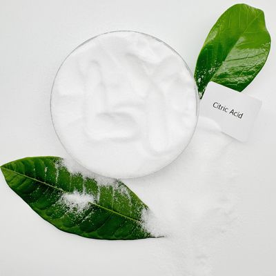 99.9٪ اسید سیتریک خالص پودر monohydrate بدون آب Cas شماره 77-92-9 آهن 50ppm Max