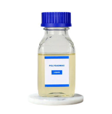 عامل تصفیه آب مایع زرد رنگ فلوکولانت PolyDADMAC Polydiallyldimethylammonium Chloride